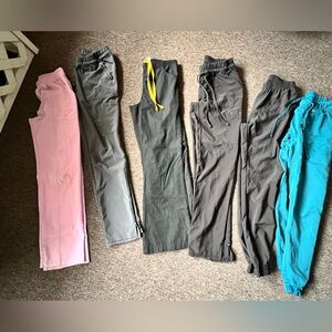 Women’s Multi-Color Scrub Bottom Set